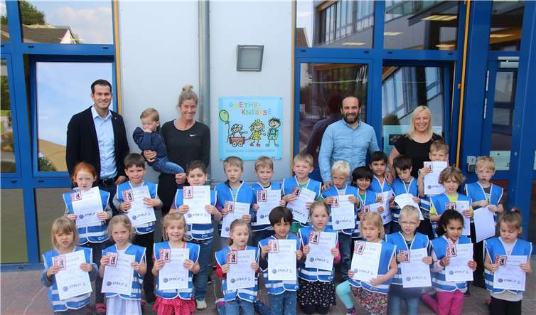 Alle Kinder erhielten eine Urkunde zur Bestätigung: „Ich bin stark!“Foto: privat