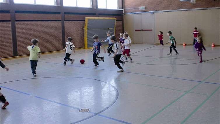 Alle Kinder gaben ihr Bestes.Privath