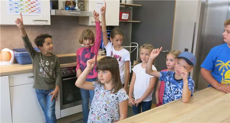 Alle Kinder waren interessiert und aufgeweckt bei der Sache. Fotos: WR