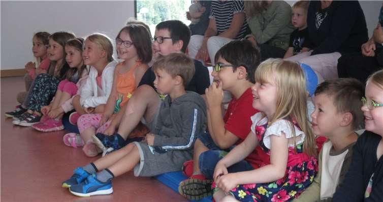 Alle Kinder waren sehr gespannt.Fotos: privat