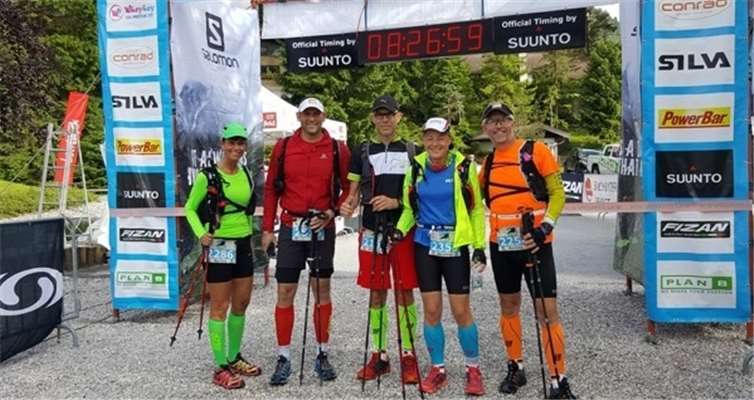 Alle Läufer von Mirko‘s Running Team kamen gesund und munter im Ziel an. privat
