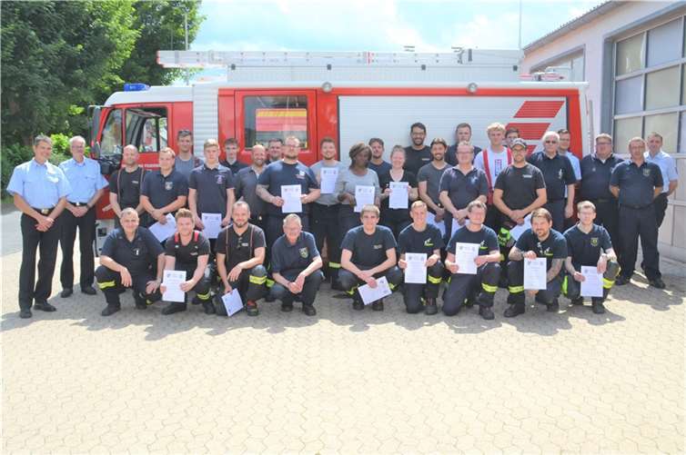 Alle Lehrgangsteilnehmer erreichten das Ausbildungsziel. Foto: privat
