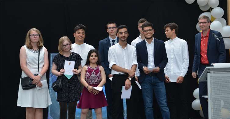 Alle Schüler haben einen Ausbildungsplatz oder gehen auf weiterführende Schulen.