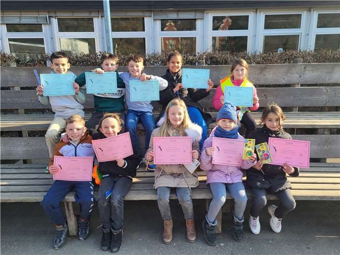 Alle Schüler und Schülerinnen waren mit Spaß an der Bewegung bei der Sache.  Foto: privat