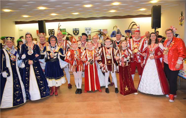 Alle Swisttaler Tollitäten wurden von Bürgermeisterin Petra Kalkbrenner empfangen. Fotos: -EICH-