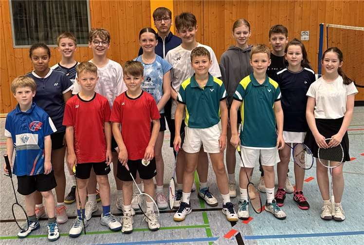 Alle Teilnehmenden aus dem Badminton-Verband Rheinland. Foto: BC Remagen