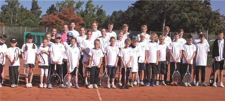 Alle Teilnehmer erhielten ein T-Shirt mit ihrem Namen.privat