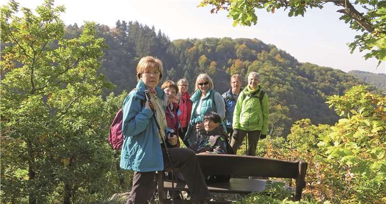 Alle Teilnehmer genossen das schöne Wetter bei der gelungen Wanderung. privat