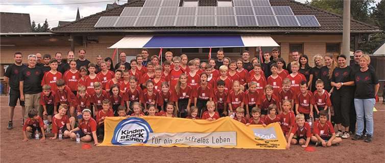 Alle Teilnehmer waren von der Fußball-Freizeit begeistert. privat