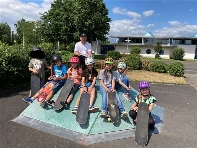 Alle Teilnehmerinnen und Teilnehmer hatten einen schönen Tag und waren sich einig, dass Skateboard fahren ein sehr vielseitiger und abwechslungsreicher Sport ist. Quelle: VG Weißenthurm