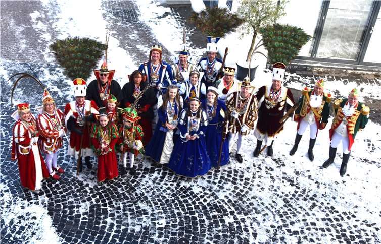 Alle Tollitäten der Region trafen sich zum Kinderprinzenempfang im Wasemer Turm.  Fotos: Alfred Eich
