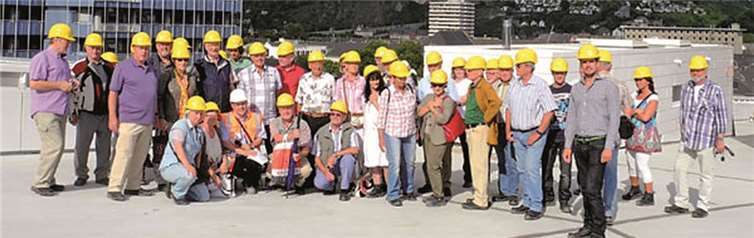 Alle Verantwortlichen und Beteiligten sind zufrieden mit der erfolgreichen Umsetzung des Mammutprojektes "Zentralplatz". privat