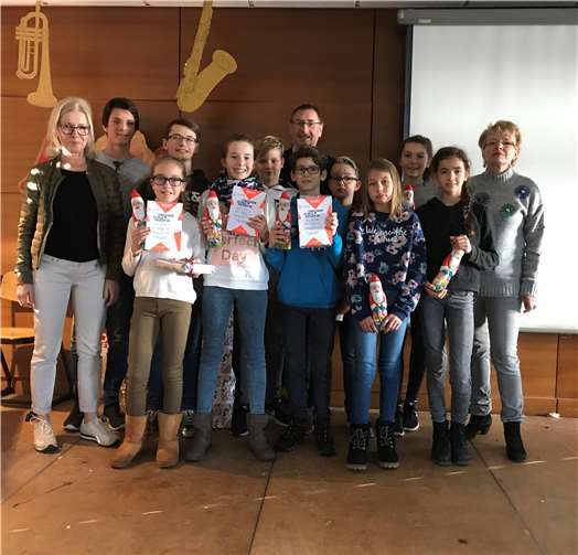 Alle acht Teilnehmer bekamen einen Nikolaus aus Schokolade geschenkt, dazu die drei Erstplatzierten weitere Preise überreicht. privat