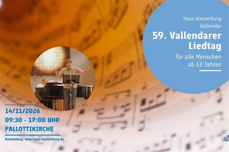 Alle, die Spaß am Singen haben, und auch wer bislang meinte, nicht singen zu können, ist bei den Liedtagen in Haus Wasserburg in Vallendar genau richtig.