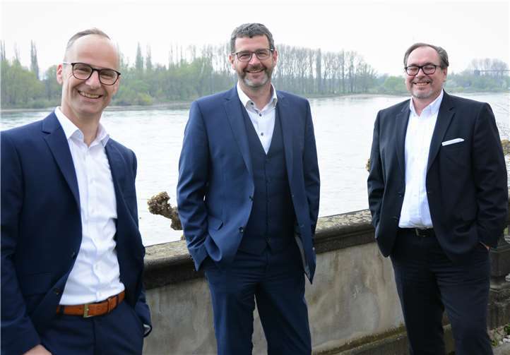 Alle drei Geschäftsführer abgebildet: Dirk Rein (v.li.n.re.), Frank Zenzen und Thomas Linden. Foto: privat