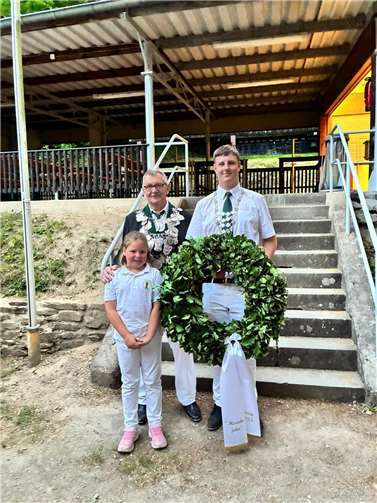 Alle drei Majestaeten von Brohl.