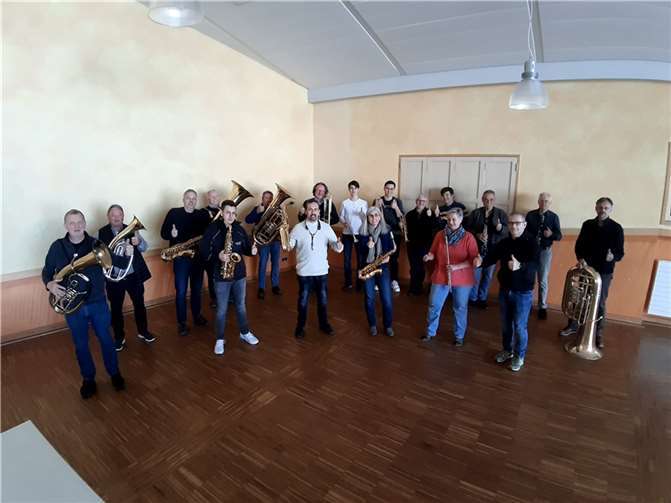 Alle freuten sich sehr, sich nach der langen Zeit wiederzusehen.  Foto: Stadtkapelle Münstermaifeld
