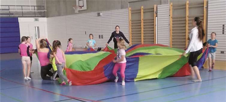 Alle hatten viel Spaß bei den tollen Spielen während des Dance Camps.privat