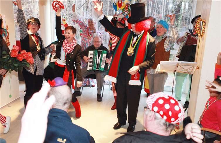 Alle karnevalistischen Gefühle wurden zum Klingen gebracht.