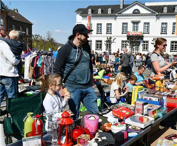 Alle möglichen Dingen waren im Angebot.