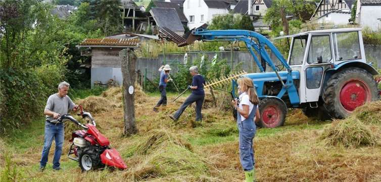 Alle packten fleißig mit an, sodass ein schnelles Ende in Sicht war. Copyright: Robert Stephan