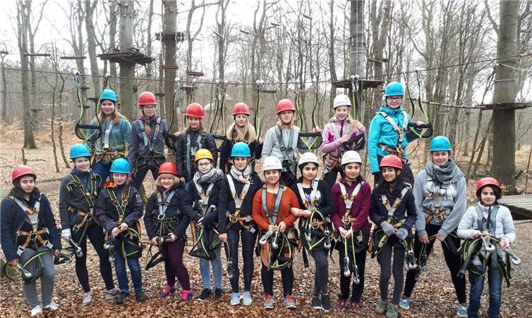 Alle teilnehmenden Mädchen bewiesen viel Mut und Ausdauer.  Privat