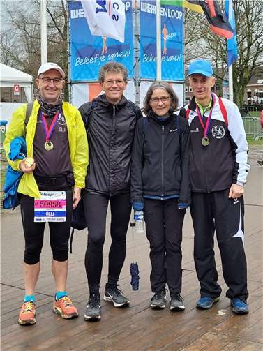 Alle waren begeistert von der gut organisierten Veranstaltung, der toll geschmückten Laufstrecke und den jubelnden Zuschauern. Foto: privat