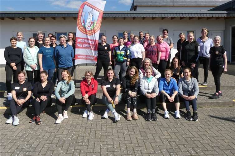 Alle waren sich einig, dass der Fitness- und Schnuppertag anstrengend, aber gelungen war und in regelmäßigen Abständen wiederholt werden sollte. Foto: SV Kripp