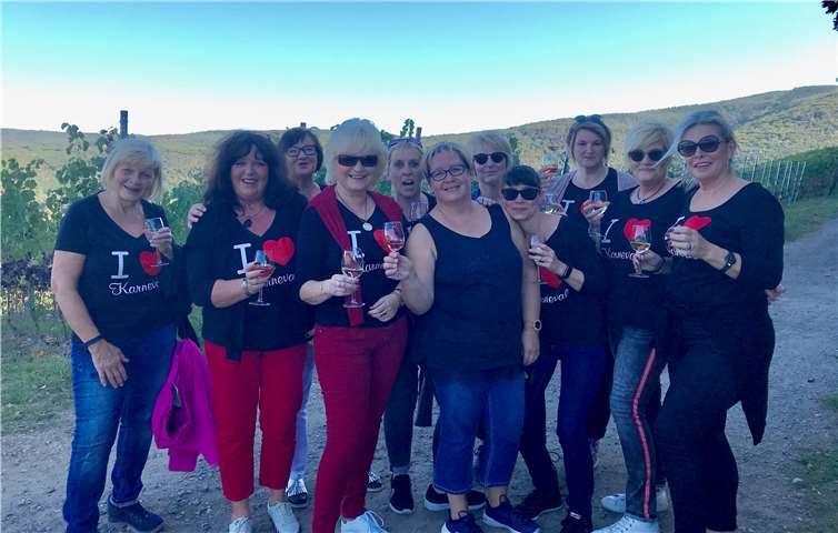 Alle waren sich einig, dass es ein wunderschöner Tag auf dem Rotwein-Wanderweg war.Foto: privat