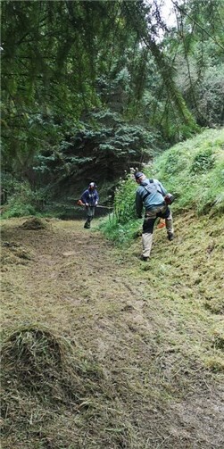 Alle zeigten großen Einsatz.  Fotos: privat