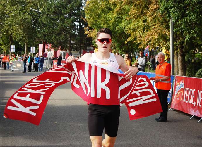 Allein auf weiter Flur: Yannick Pütz entschied den Champions-Run über fünf Kilometer für sich. Fotos: SK