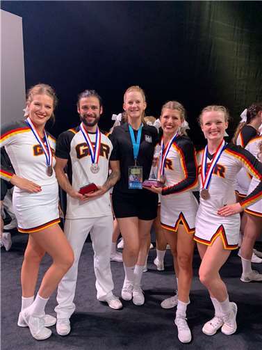 Allen Grund zum feiern hatten die oblenzer CheerleaderInnen in den USA. Quelle:CTG