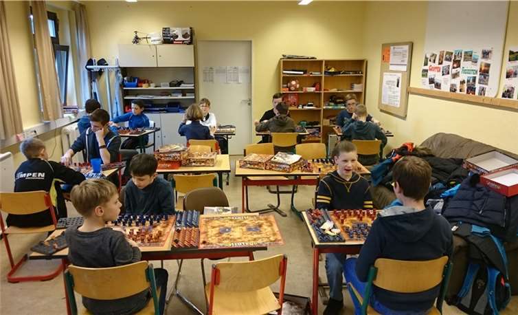 Allen Teilnehmern machte das Stratego-Turnier sichtlich Spaß.Privat