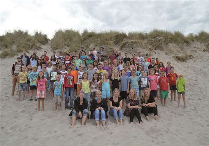 Allen hat die Ferienfreizeit im Ameland sichtlich gefallen.privat