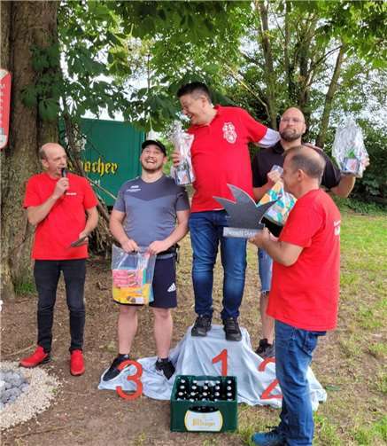 Allen stand der Spaß ins Gesicht geschrieben.  Foto: privat