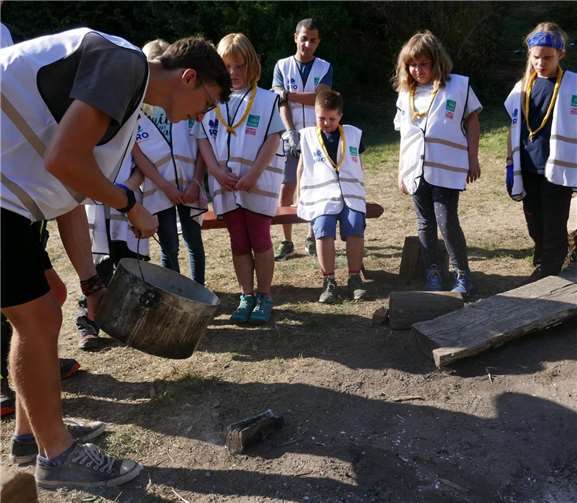 Allerlei Aufgaben galt es für die Kinder zu lösen.