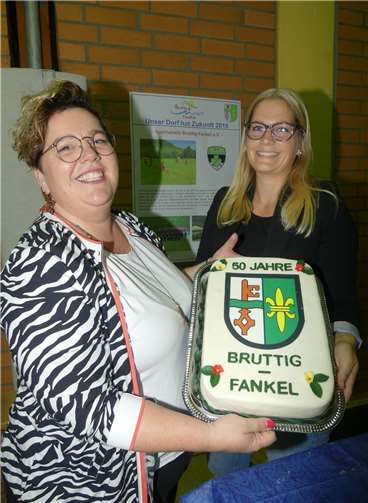 Alles Gute zum runden Geburtstag. Aus versierten weiblichen Händen wurde eine leckere Geburtstagstorte kreiert und präsentiert.