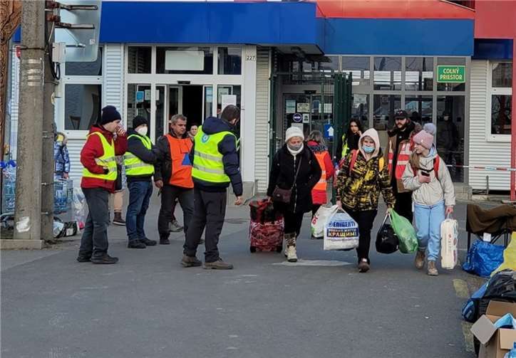 Alltagsszenen an der slowakisch-ukrainischen Grenze. „Es war ungewöhnlich ruhig,“ sagt Risse.  Foto: privat