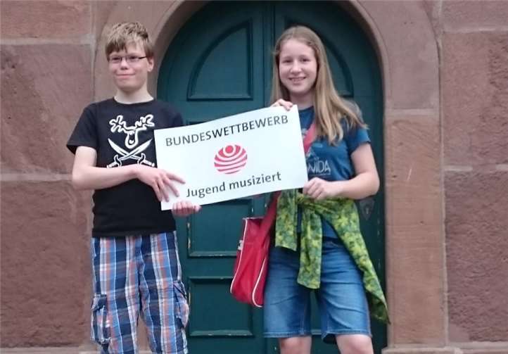 Almut und Florian haben in den letzten Jahren auch schon mehrere Preise auf Landesebene gewonnen.