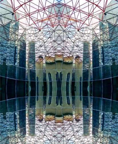 Almuth Leib präsentiert digitale Fotomontagen.