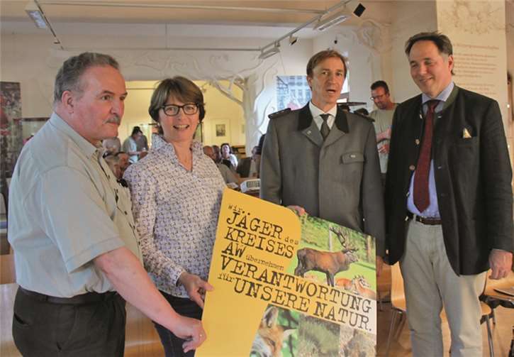 Als „Anwälte der Tiere“ wollten sich die Vertreter der Jägerschaft verstanden wissen. RERE
