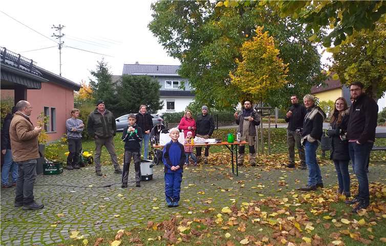 Als Dank gab es für die Helfer eine kleine Stärkung. Foto: privat