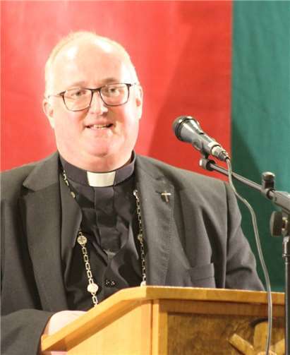 Als Gastredner sprach Regens Der. Volker Malburg, Diözesanpräses im Diözesanverband Trier des Bundes Historischer Deutscher Schützenbruderschaften. Fotos: DU