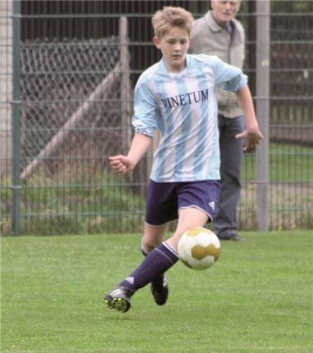 Als Schütze beider Tore war Aaron Vogt der Matchwinner.privat