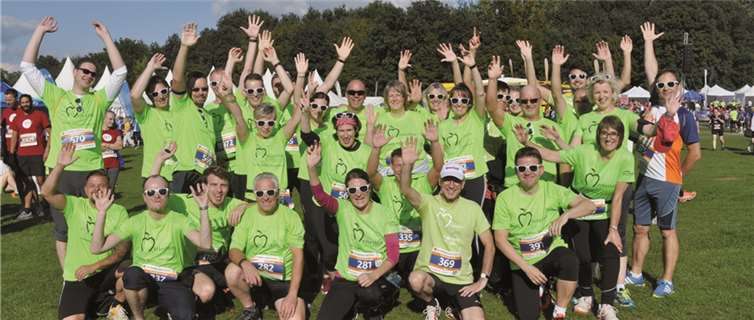 Als Sieger im Ziel: Das Team der Stadt Meckenheim beim neunten Bonner Firmenlauf. Stadt Meckenheim