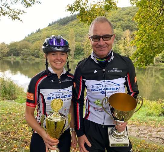 Als Vereinsmeister wurden Sissy Schultz und Christian Wilkening gekürt. Quelle: RSC Untermosel
