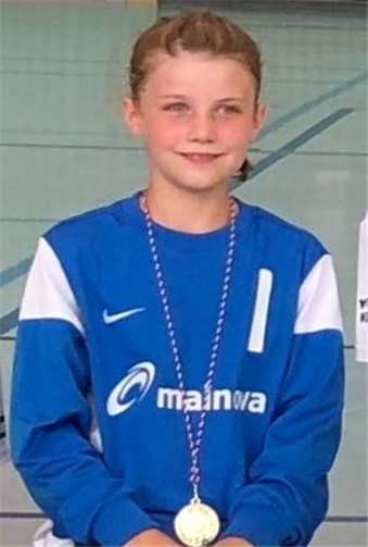 Als beste Torhüterin der Altersklasse wurde Zoey Schaden ausgezeichnet.