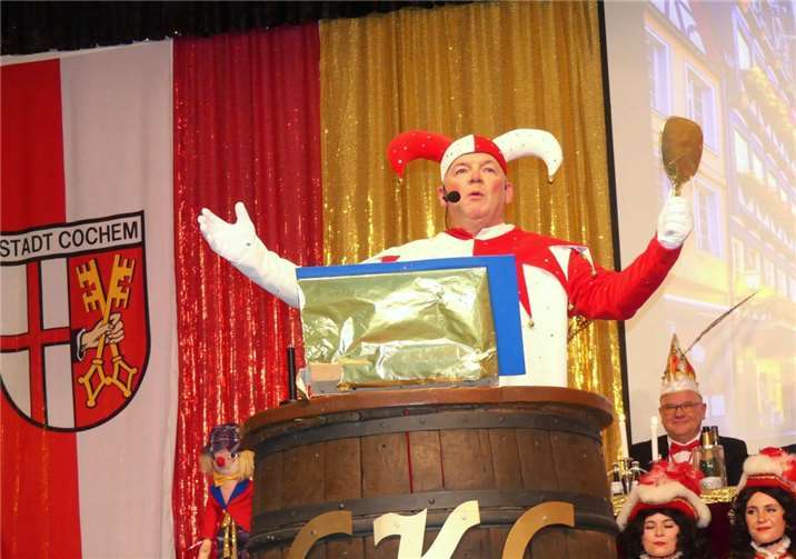 Als närrisches Sprachrohr der CKG brillierte erneut Michael „Brändy“ Brand als Till Eulenspiegel.