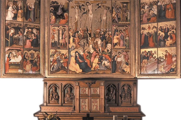 Altarbild in Dorfkirche in Kirchsahr