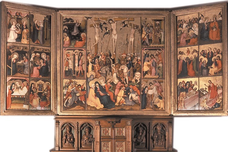 Altarbild in Dorfkirche in Kirchsahr